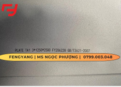 Nhà máy FengYang cung cấp TITAN nguyên chất, hợp kim TITAN -Nickel, Hợp Kim Đồng, Inconel,...