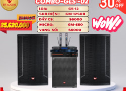 Siêu Sale Combo 02 - Dàn loa karaoke gia đình GLS giảm đến 30%💥