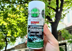 Khử mùi, diệt nấm mốc dàn lạnh ô tô thế hệ mới - Sonax a/c cleaner Air Aid