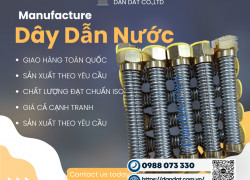 Dây Dẫn Nước Mềm Inox, Dây dẫn nước bình nóng lạnh, dây dẫn nước inox 304