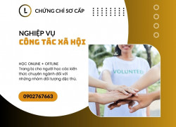 Đào tạo cấp chứng chỉ sơ cấp công tác xã hội