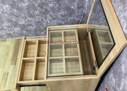 Bàn Trang Điểm Mini Thông Minh Gỗ MDF Cao Cấp