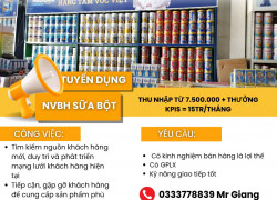 TUYỂN DỤNG NVBH SỮA BỘT - SBPS NUTIFOOD