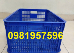 Sọt nhựa nguyên sinh chất lượng cao kích thước 61x42x31 cm