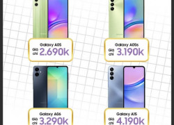 BỘ TỨ GALAXY A SERIES – GIÁ RẺ BẤT NGỜ