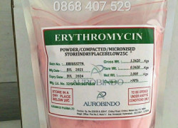 ERYTHROMYCIN 98% – ỨNG DỤNG TRONG NUÔI TRỒNG THỦY SẢN VÀ CHĂN NUÔI THÚ Y.