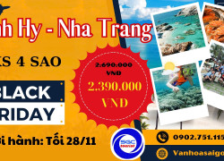 TOUR NHA TRANG - VĨNH HY SIÊU SALE GIÁ SỐC