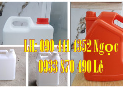 SX can nhựa 5 lít đựng axit, can nhựa 2 lít đựng nguyên liệu công nghiệp, can nhựa 1 lít đựng thuốc trừ sâu