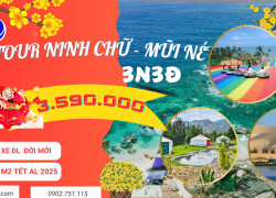 Tour Ninh Chữ - Mũi Né Dịp Tết AL 2025 siêu hấp dẫn