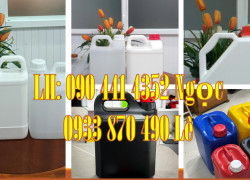 Bán can nhựa 5 lít dày, can nhựa 2 lít đựng axit đặc, can nhựa 1 lít giá bao nhiêu, tìm mua can nhựa 500ml dày