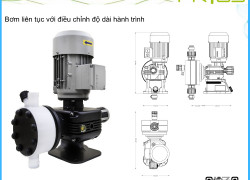 Bơm định lượng EMEC PRIUS D 010042 có công suất 42 L/h tại 10 bar, bơm đảm bảo hiệu suất cao và độ bền lâu dài.