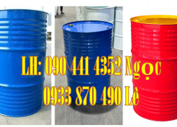 Thùng phuy sắt giá sỉ 220L, thùng phuy sắt đựng hoá chất, mua thùng phuy sắt 220 lít mới ở quận 12