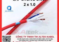 Cáp báo cháy FR 2x1.0 IEC60331 Altek Kabel