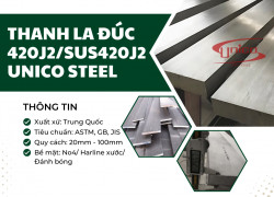 Thanh là đúc, inox lập là 420J2/SUS420J2 - Unico Steel