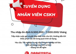 Tuyển Nhân Viên Chăm Sóc Khách Hàng-Vnpt