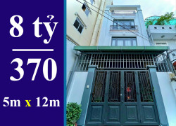 BÁN NHÀ HẺM NGUYỄN THỊ THẬP, QUẬN 7. DT: 5 X 12M, 2 LẦU ST. GIÁ 8 TỶ 370