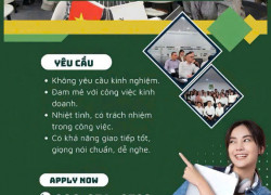 Cần tuyển nhân viên tư vấn bán hàng