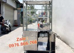 XE NƯỚC MÍA CÓ TỦ KÍNH V5990 TẤN PHÁT - MÁY ÉP NƯỚC MÍA CÔNG SUẤT LỚN