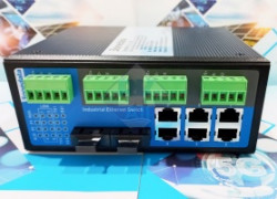 IES618-2F-4DI(RS-485): Switch công nghiệp gồm 6 cổng Ethetnet + 2 cổng Quang + 4 cổng RS485/422