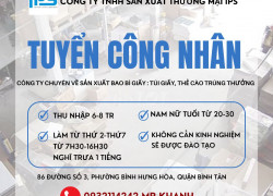 Tuyển Công Nhân