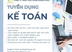 Cần tuyển Kế toán