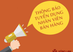 TUYỂN GẤP NHÂN VIÊN BÁN HÀNG