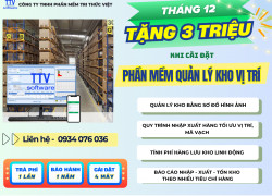 Giảm 3tr khi cài đặt phần mềm quản lý kho theo vị trí