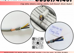 Cáp điều khiển có lưới chống nhiễu 4x0.5 Long An, Cần Thơ, Đồng Tháp