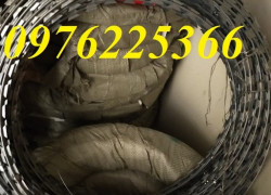 Dây thép gai lưỡi dao đường kính 40cm, 50cm, 60cm, 80cm