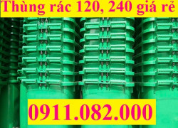 Cung cấp thùng rác giá rẻ tại miền tây- sỉ lẻ thùng rác 120 240 660 giá sỉ- lh 0911082000