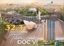 Căn góc 2PN và 3PN căn hộ view sông Sài Gòn A&T Sky Garden, 32tr/m2