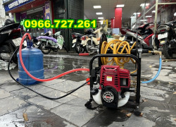 Máy phun thuốc trừ sâu, phun thuốc muỗi, phun mối  gắn rulo cuốn dây Turbo