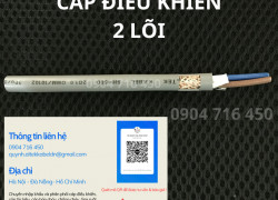 Cáp điều khiển có lưới chống nhiễu Altek Kabel 2x0.5mm2