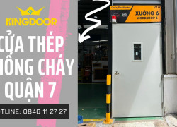 Giá cửa thép chống cháy tại Quận 7 - TPHCM