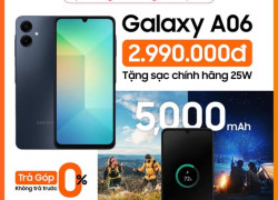 Siêu phẩm cuối tuần Galaxy A06