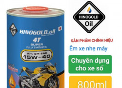 📣 HINO-GOLD OIL - DẦU NHỚT CAO CẤP CHO XE SỐ, XE GA, XE MÔ TÔ 📣