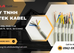 Cáp 5 lõi, Cáp điều khiển, Cáp tín hiệu Altek kabel 300/500v