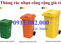 Giảm giá thùng rác cuối năm, thùng rác nhựa 120 240 660 giá rẻ cạnh tranh- lh 0911082000