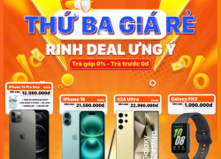 Thứ ba giá rẻ rinh deal ưng ý