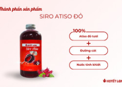 Siro Atiso đỏ giàu dinh dưỡng