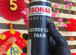 Bọt làm sạch và bảo dưỡng da 400ml - Sonax profiline leather care foam