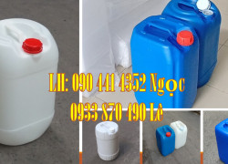 Can nhựa 30L đựng nông dược, thùng nhựa 25 lít đựng chất tẩy trắng, can nhựa 20 lít đựng màu thực phẩm