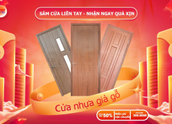 CỬA NHỰA GIẢ GỖ – VẺ ĐẸP HOÀN HẢO CHO KHÔNG GIAN HIỆN ĐẠI