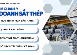 Phần mềm quản lý kinh doanh sắt thép