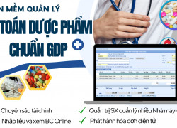 Phần mềm quản lý kinh doanh và kế toán dược phẩm đạt chuẩn GDP