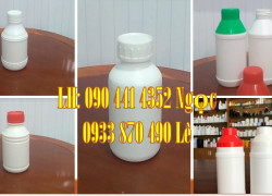 Chuyên cung cấp chai nhựa 1 lít, chai nhựa 500ml, chai nhựa 250ml, chai nhựa 100ml HDPE, chai lọ 50ml