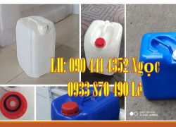 Can nhựa 10 lít trắng, sản xuất can nhựa 20 lít đựng thuốc thuỷ sản, can nhựa 25 lít đựng hoá chất y tế