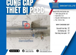 Khớp nối mềm Sprinkler, Ống mềm inox cấp nước đầu phun chữa cháy sản xuất trực tiếp