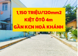 🟥🟥 1,150 TRIỆU/120m²  ĐẤT KIỆT 4M, GẦN KHU CÔNG NGHIỆP HÒA KHÁNH ,ĐÀ NẴNG 🟥🟥