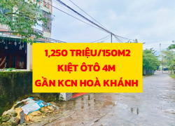 🟥🟥 1,250 TRIỆU/ 150m2 ⏩ KIỆT 4M, GẦN KCN HOÀ KHÁNH🟥🟥